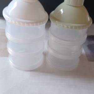 2 x 3 récipients pour lait en poudre
