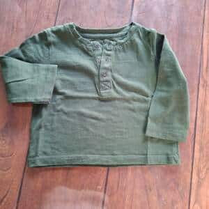 T shirt verbaudet vert 6 mois