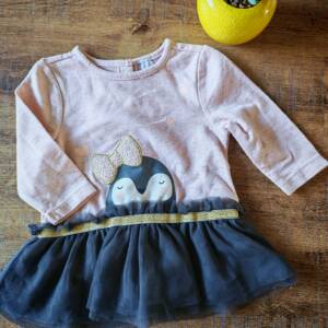 Robe pull et tulle pingouin 3m orchestra Orchestra 0-3 mois