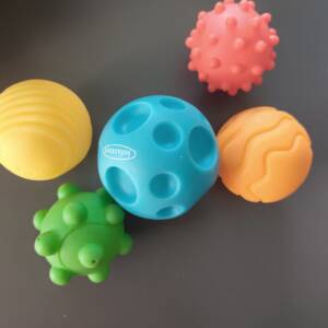 Balles sensations Infantino 6-12 mois