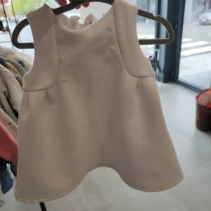 Robe blanche 12m Obaïbi 6-12 mois
