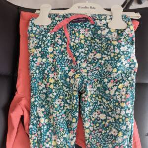 Ensemble pantalon fleur tshirt rouge 12m Sergent Major 6-12 mois