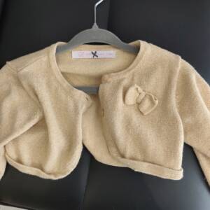 Gilet court doré 12m Gemo 6-12 mois