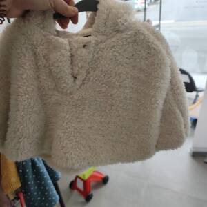 Poncho polaire blanc 24m Kiabi 18-24 mois