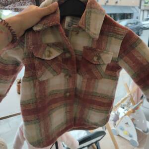Veste damier rose 98cm Primark 3-4 ans