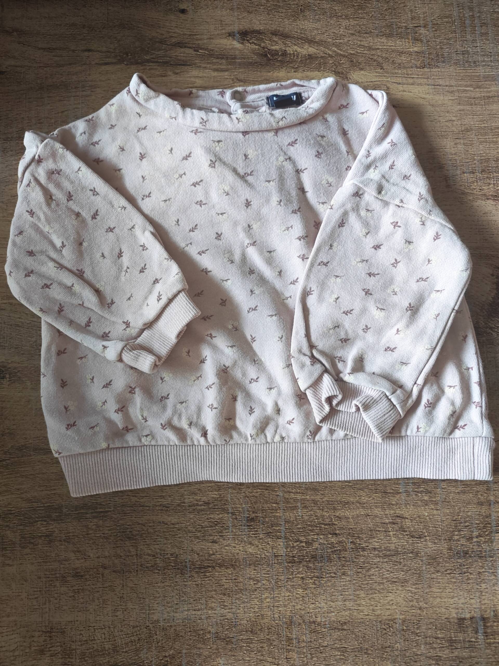 Pull large rose fleurie kiabi Kiabi 6-12 mois