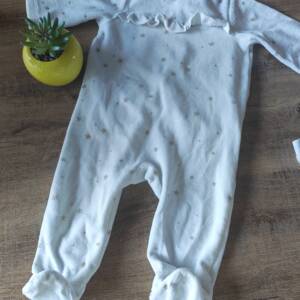 Pyjamas blanc étoile tao 74cm Tape à l’œil 6-12 mois