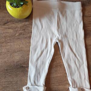 Legging blanc 74/80 Wibra 6-12 mois