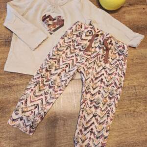 Ensemble noppies beige & rose 74cm Noppies 6-12 mois