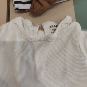 Tshirt ml blanc 12m Kiabi 6-12 mois