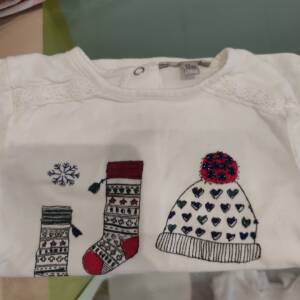 Tshirt ml dessin bonnet 12m Grain de blé 6-12 mois