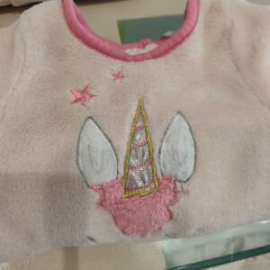 Pijama 2 pc polaire licorne Orchestra 6-12 mois
