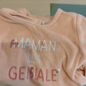 Pijama maman geniale 12m Pure basic 6-12 mois