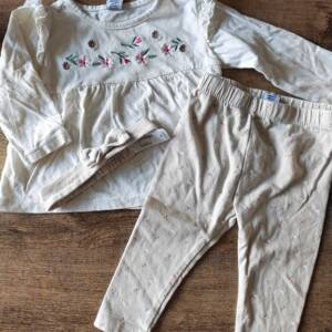 Ensemble fleurie 3pieces 74cm Dopodopo 6-12 mois