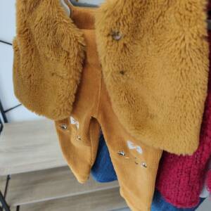 Ensemble pantalon velour gilet 9m Orchestra 6-12 mois