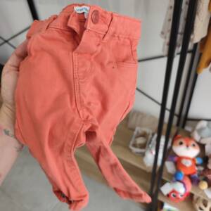 Pantalon jean orange 9m Verbaudet 6-12 mois