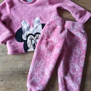 Pyjamas 2 pièce rose Minnie 6/9m Disney baby 6-12 mois