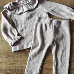 Ensemble avec col Kiabi rose poudré 6m Kiabi 6-12 mois