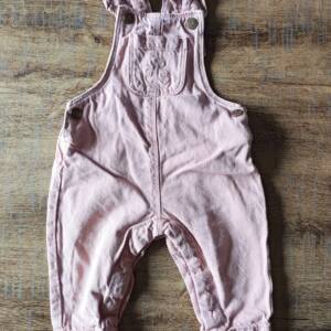 Salopette en jeans rose Lulu 6m Lulu Castagnette 6-12 mois