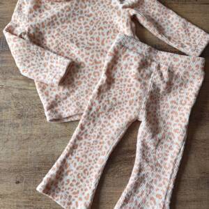 Ensemble léopard pat'def 68cm Mini girl 6-12 mois