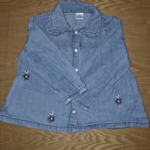 Blouse jeans Tex 18-24 mois
