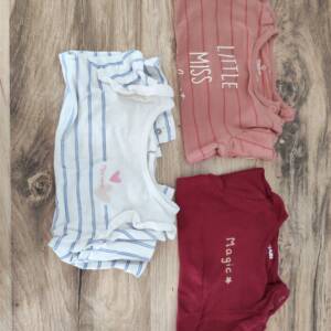 T-shirt longue manche 0-3 mois