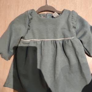 Robe verte 3 mois Obaïbi 0-3 mois