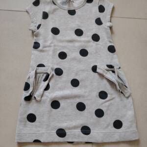 Robe à ronds noirs Orchestra 5-6 ans