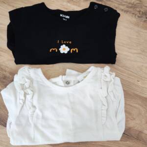 T-shirt longue manche 0-3 mois