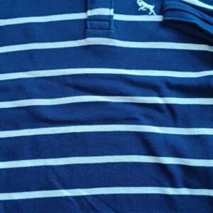 Polo 6 mois bleu rayé H&M