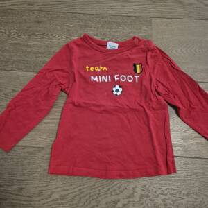 T shirt foot manches longues 3 ans Tape à l'Œil 18-24 mois