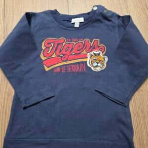 T shirt manche longue tigers 18-24 mois