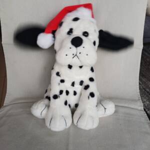 Peluche chien de Noël