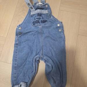 Salopette en jean 6-12 mois
