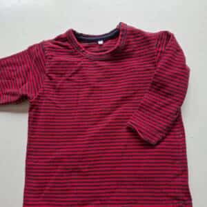 Tee-shirt name it ligné rouge 6 mois