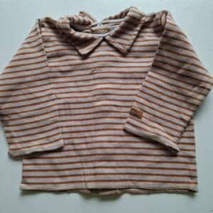 Tee-shirt petit bateau 6 mois ligné mamanetmoi