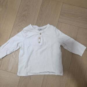 T-shirt blanc 6-12 mois
