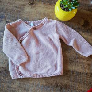 Gilet brassière rose 62cm Tape à l’œil 0-3 mois