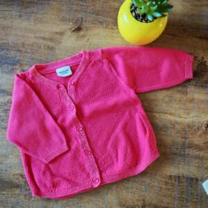 Gilet rose fushia tao 3m Tape à l’œil 0-3 mois