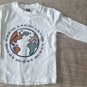 T-shirt longues manches Newborn 6-12 mois