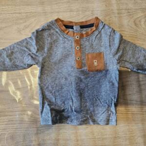 T-shirt longues manches Obaïbi 0-3 mois