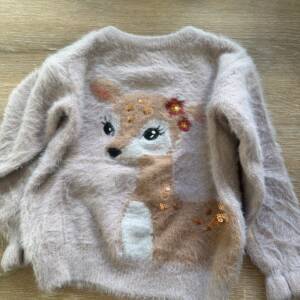 Pull doux avec Bambi