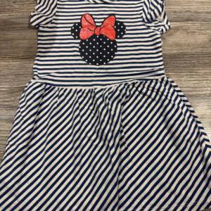 Robe bleue rayée Minnie