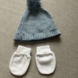 Ensemble bonnet moufles C&A 0-3 mois
