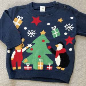 Pull Noël H&M 6-12 mois