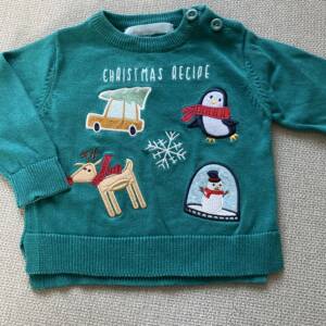 Pull Noël TQF 6-12 mois