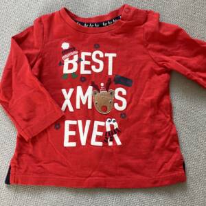 T-shirt Noël Baby club 6-12 mois