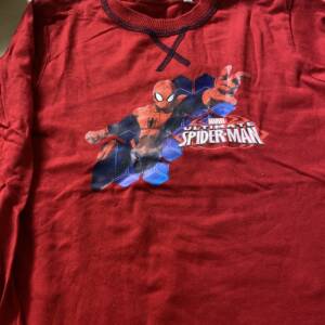 T shirt manche longue Spiderman 7-8 ans