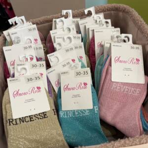 Chaussette à paillette enfant SnowRose