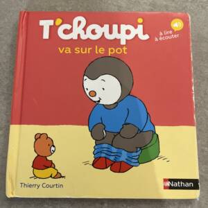 Livre tchoupi va sur le pot Nathan